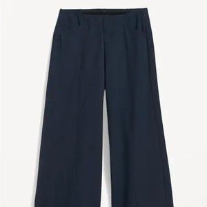 High-Waisted Pull-On Pixie Wide-Leg Pants